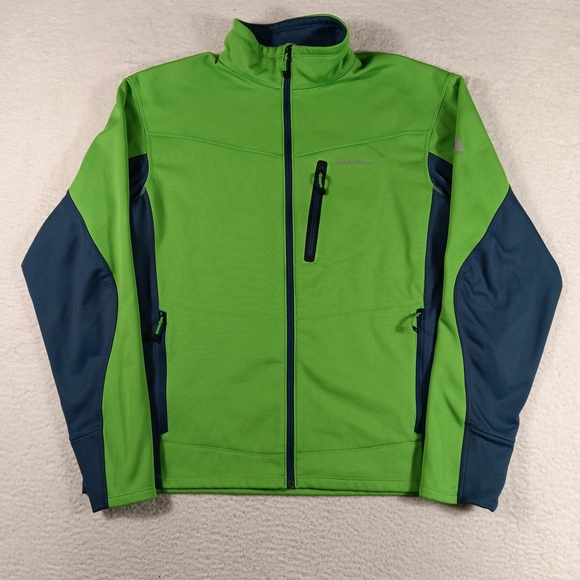 Eddie Bauer Other - Eddie Bauer Jacket Mens XL Green First Ascent Softshell Full Zip Outdoor Gorp